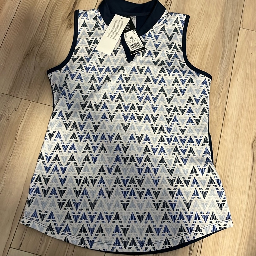 BNWT Adidas Girls Golf Polo Tank Size M